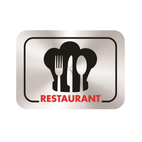Restaurant Sign Plate - SS Metal Sing Plate